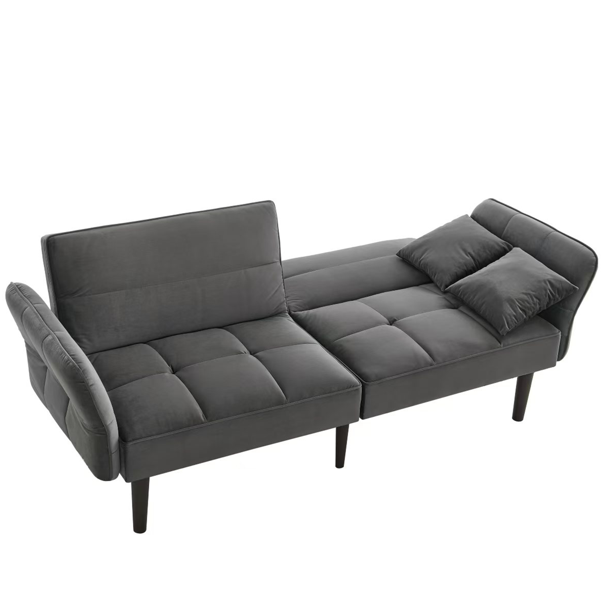 2-in-1 Verstellbares Schlafsofa mit 3 Liegepositionen