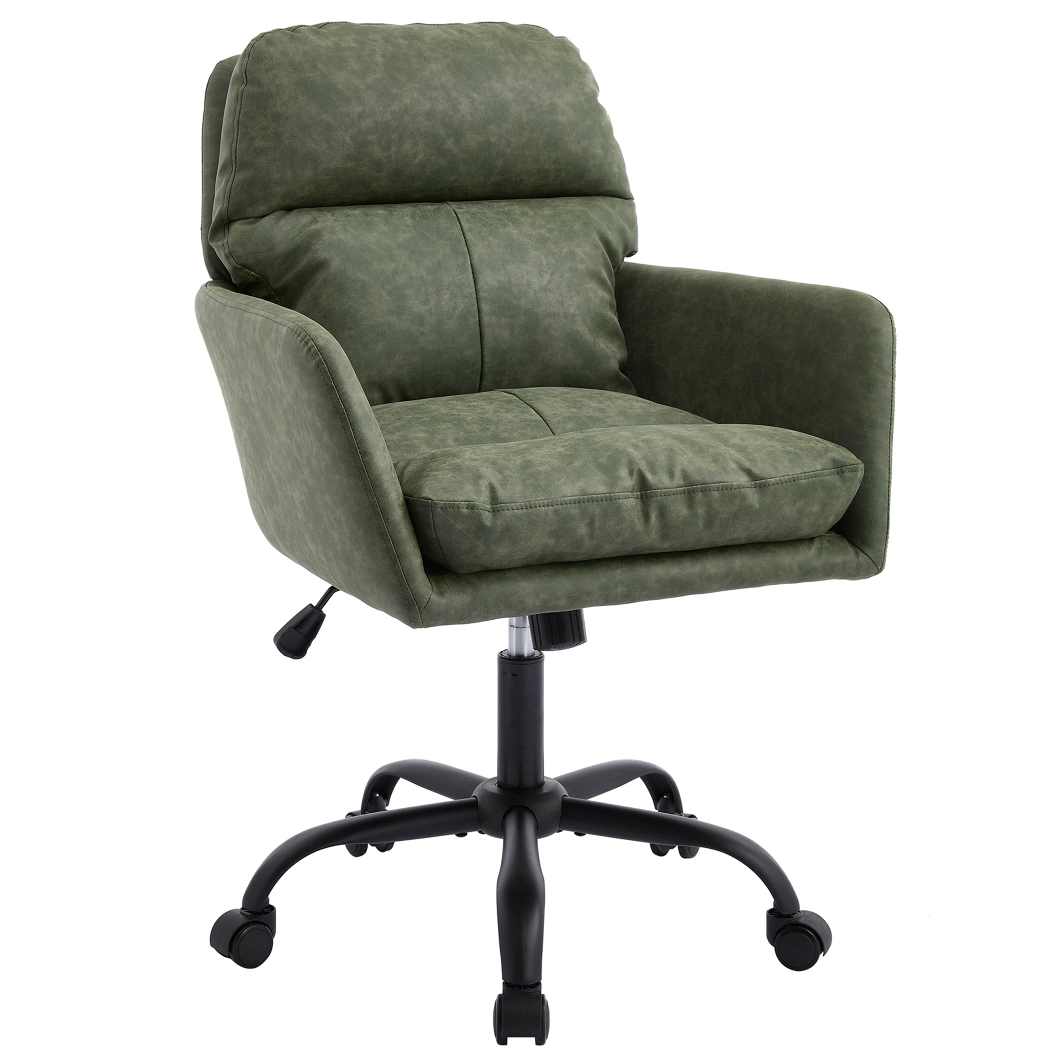Bürostuhl Mikrofaser drehbar mit Armlehnen Modern