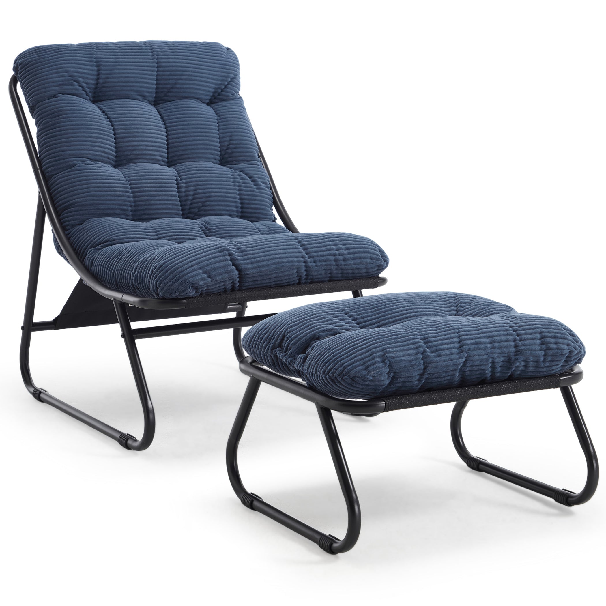 Loungesessel mit Ottoman