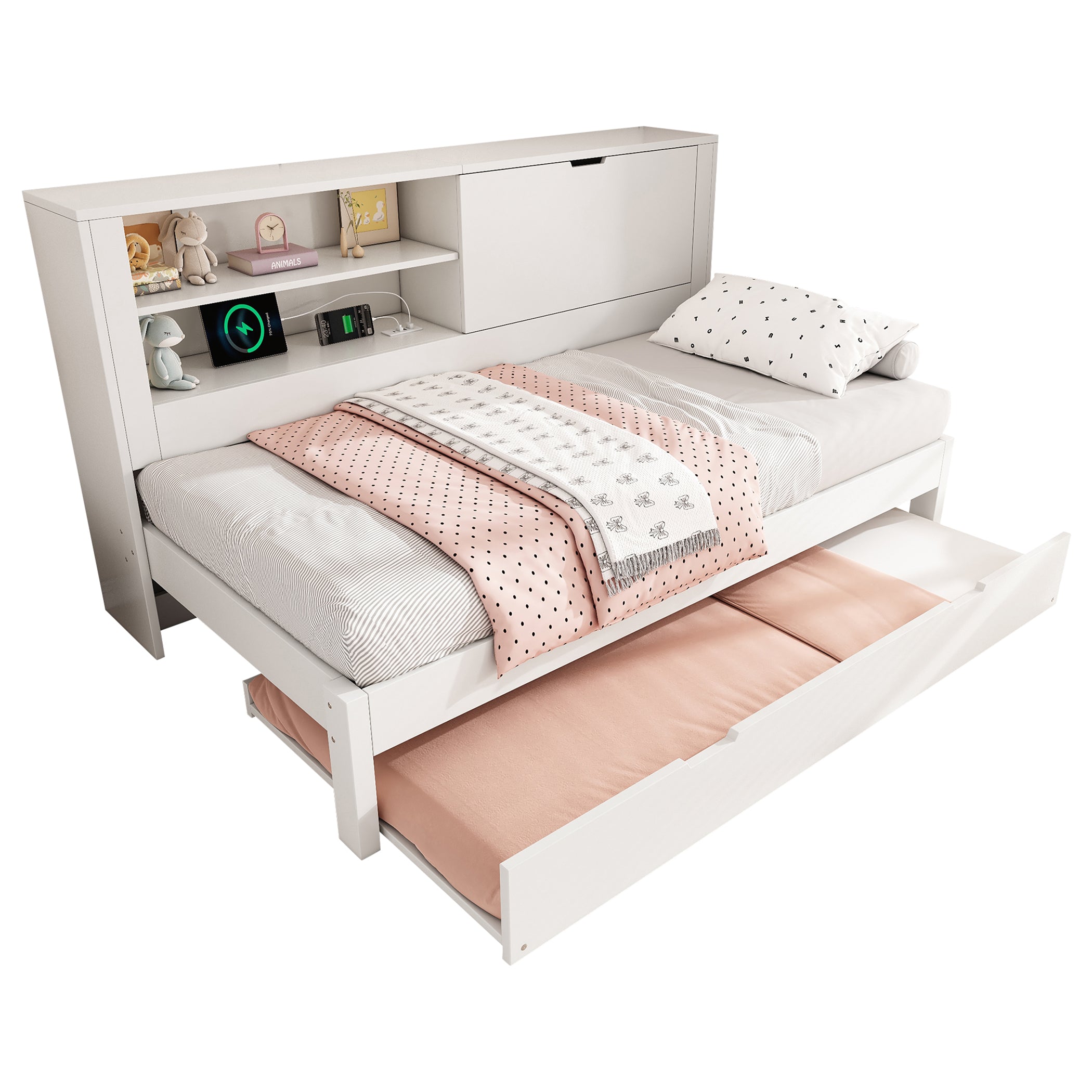 Daybett Holzbett mit Ausziehbett