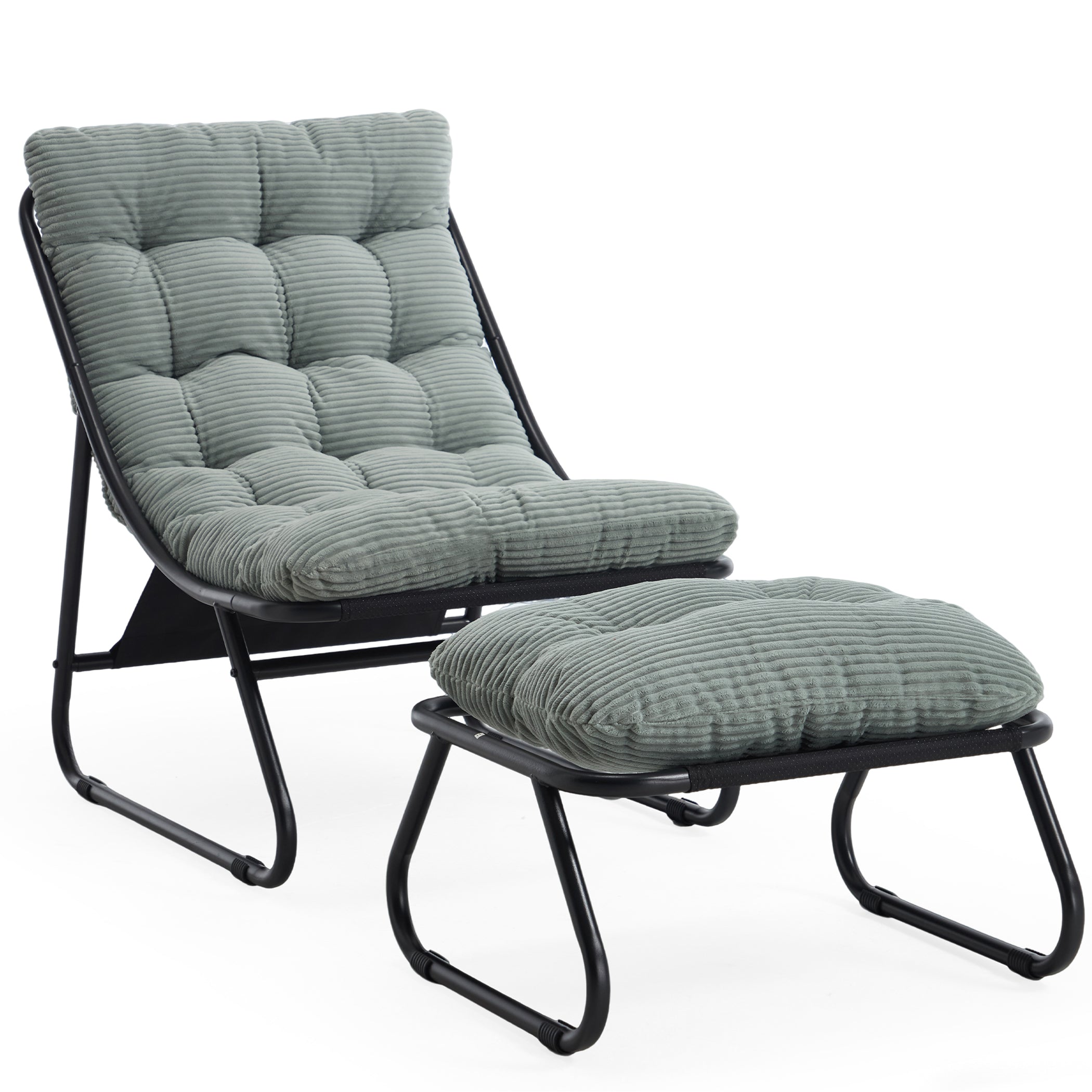 Loungesessel mit Ottoman