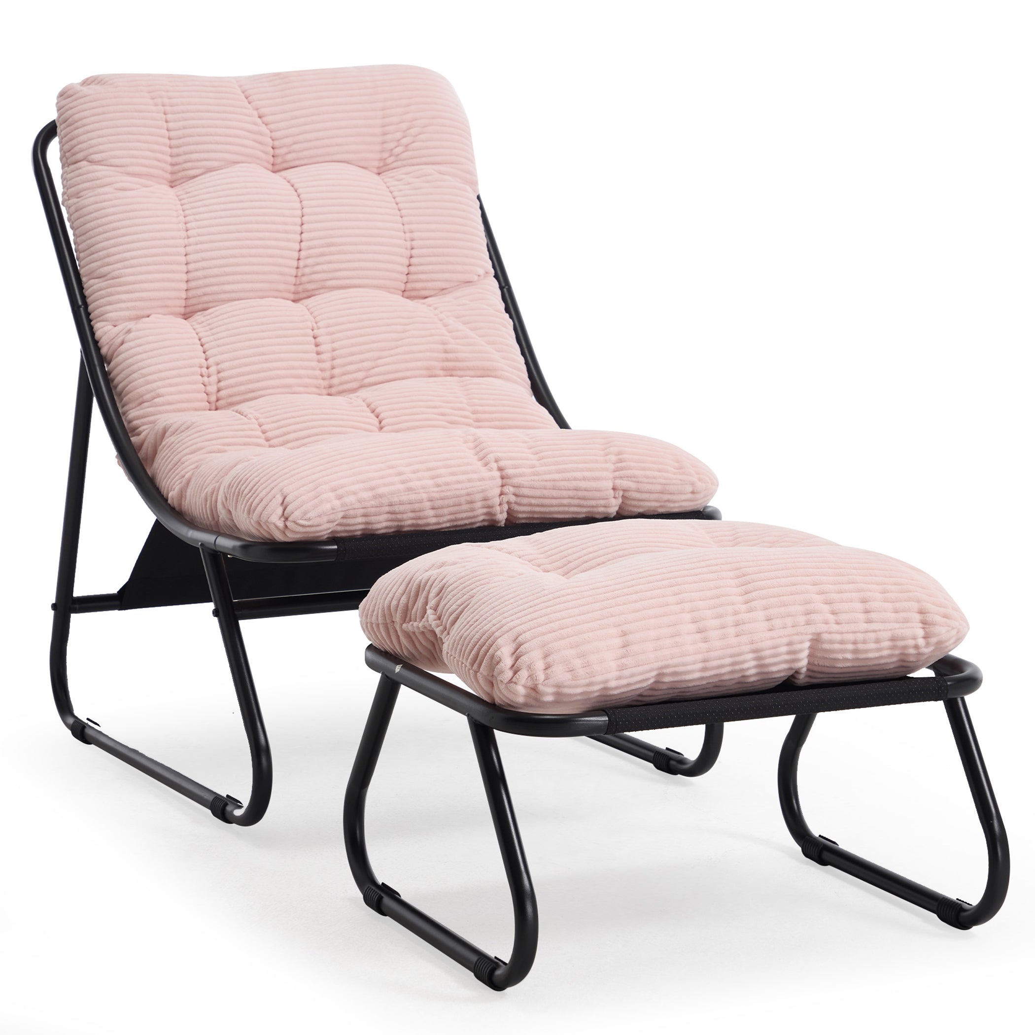 Loungesessel mit Ottoman