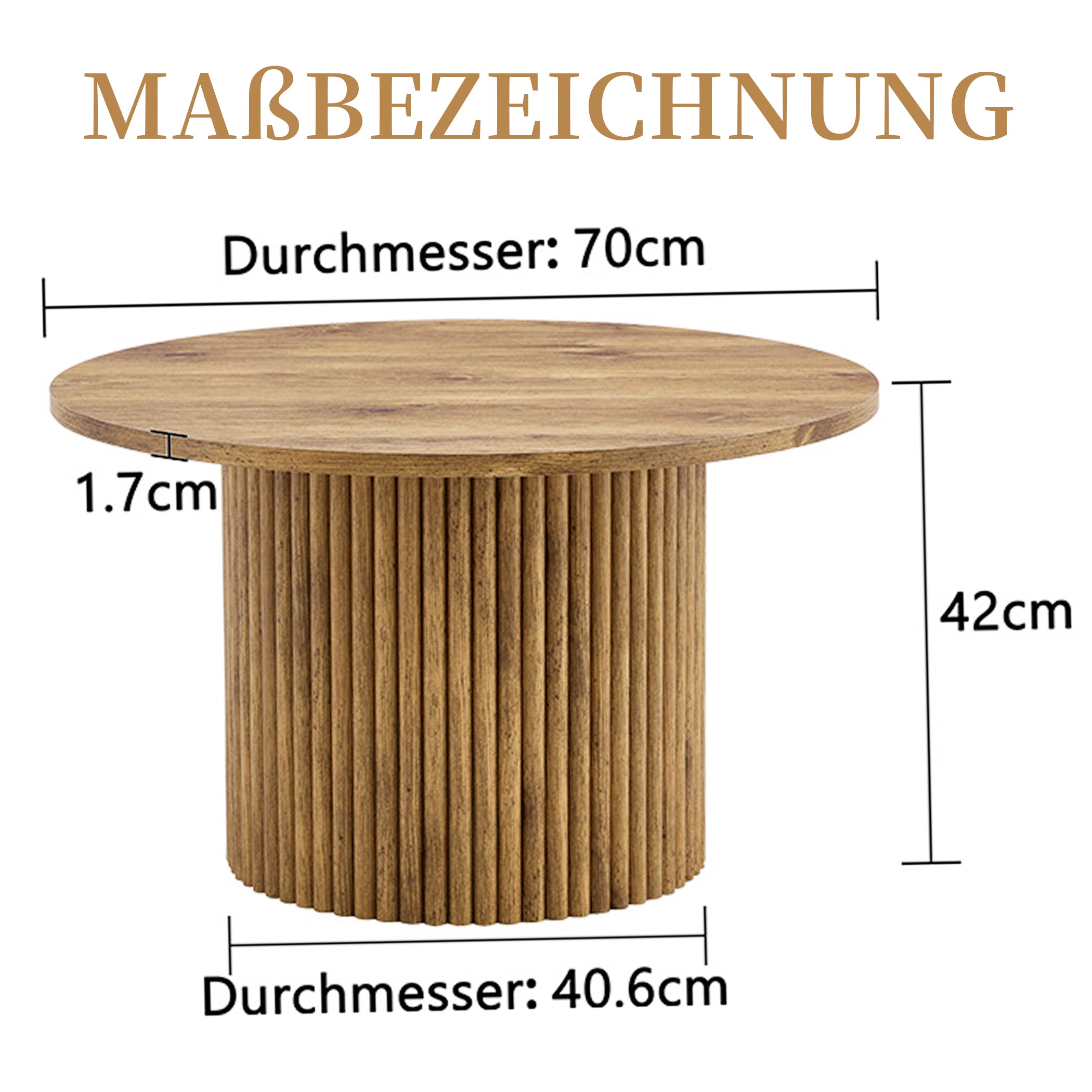 Retro Couchtisch mit Stauraum