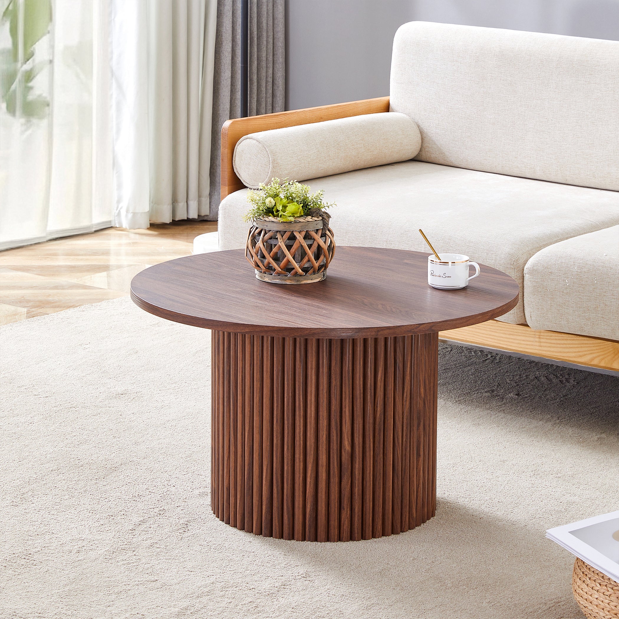 Retro Couchtisch mit Stauraum