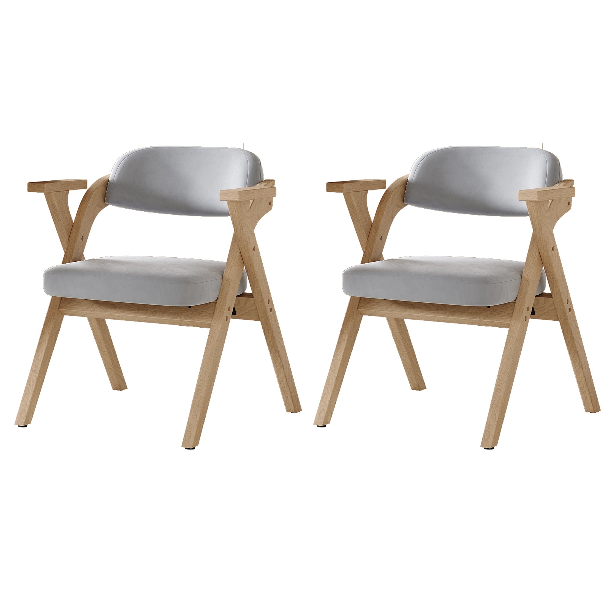 2er Set Klappstühle mit Armlehnen